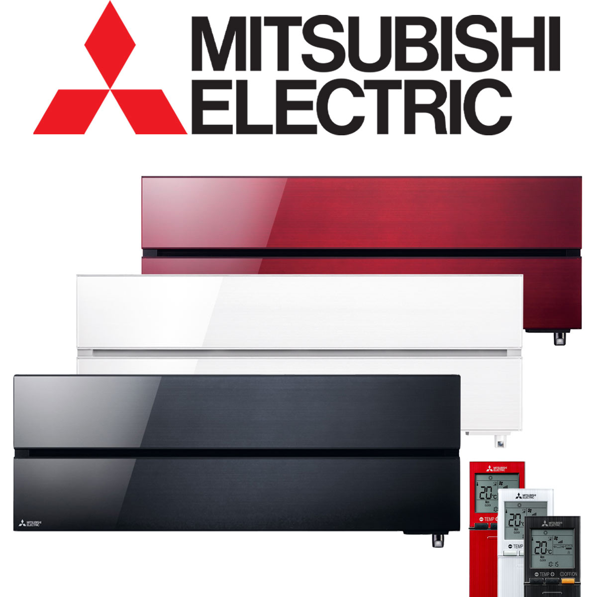 Mitsubishi Electric Klimaanlage Diamond Wandgerät Multisplit Set