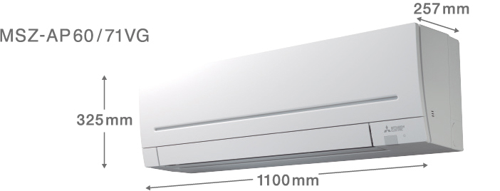 Mitsubishi_MSZ-AP60_71_Baugroesse