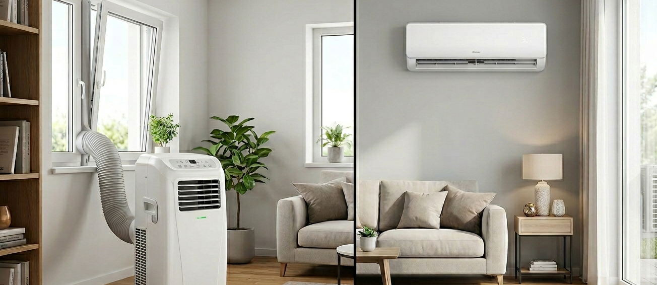 Klimaanlage für 1 Zimmer fest installiert