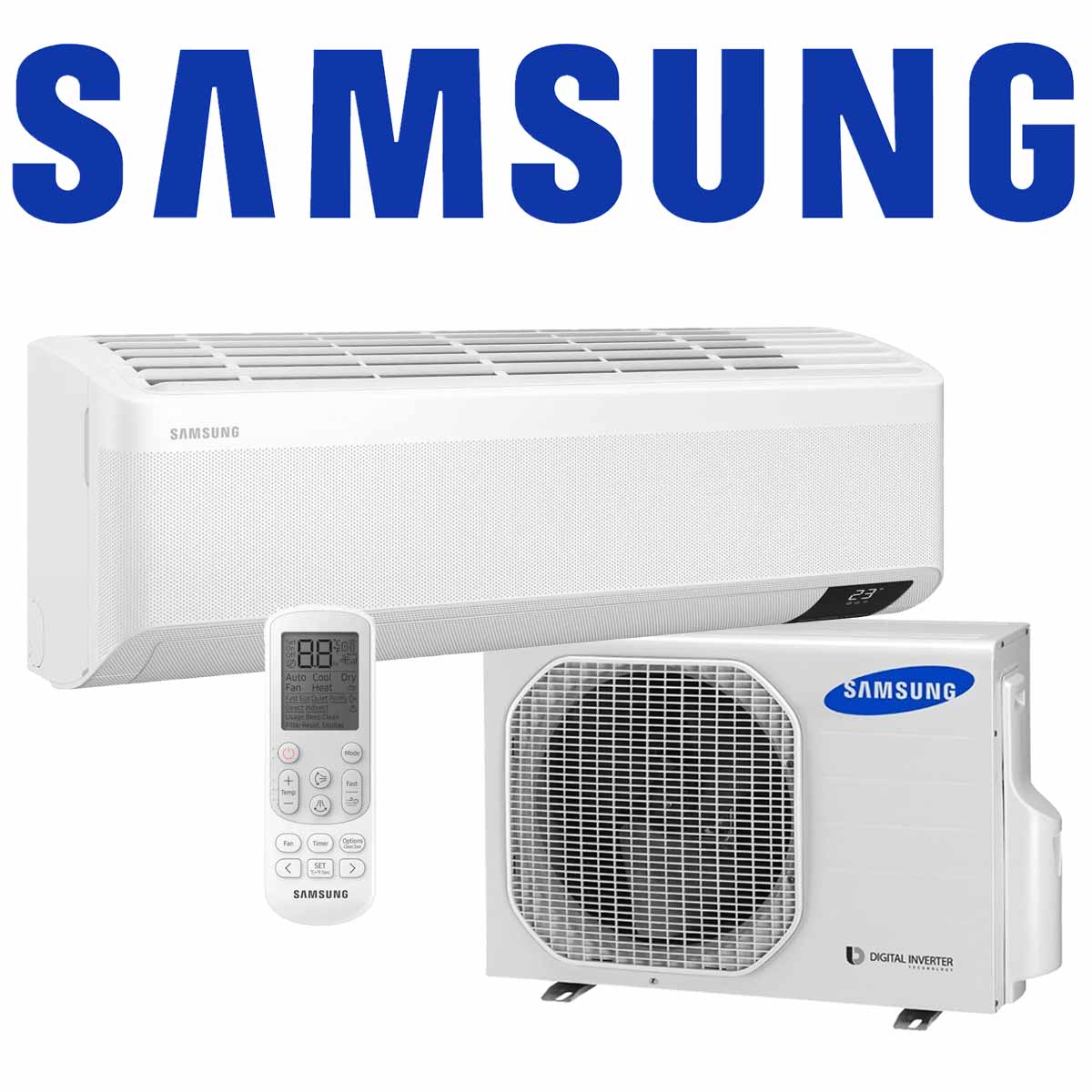 1X Austausch der Klimaanlagen Fernbedienung Direkt für Samsung DB93-14643S W2P2 