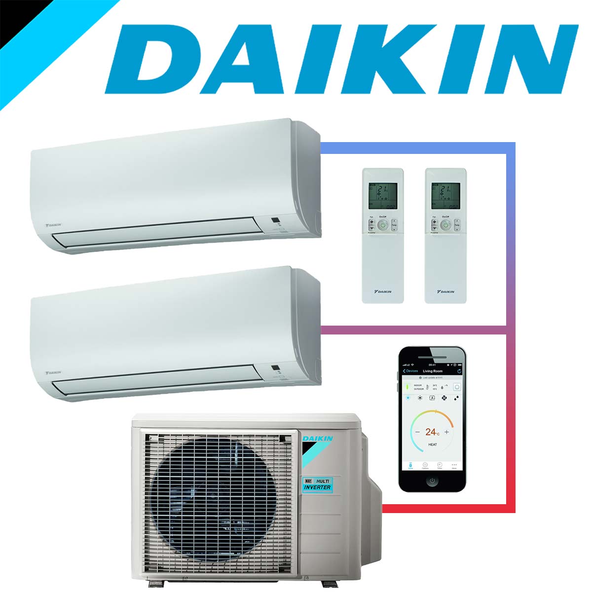 Daikin Comfora Kw Im Set Wandger Te Ftxp Flairmax