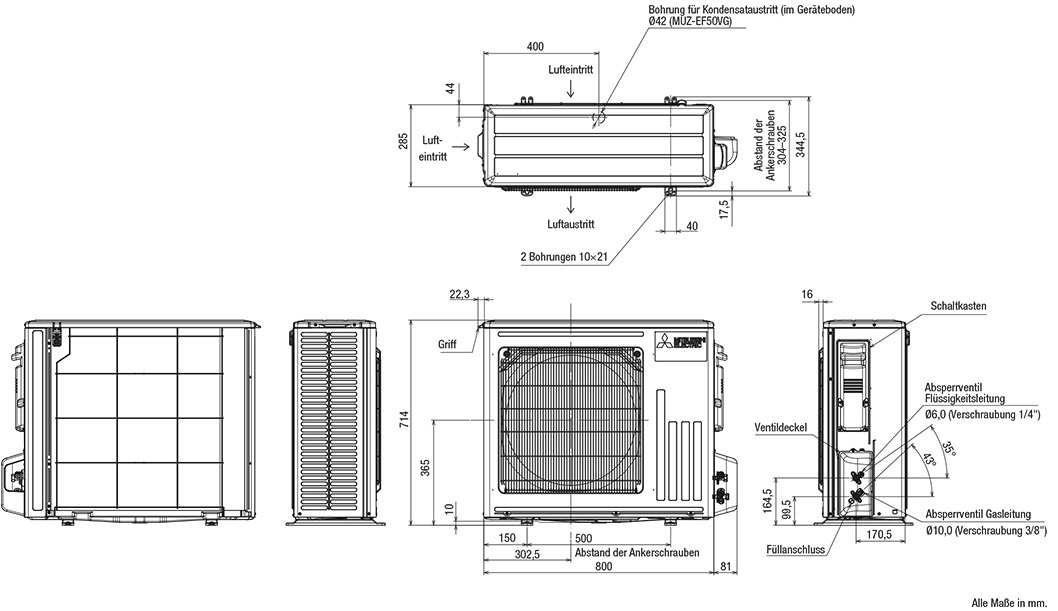 Mitsubishi_Electric_MSZ-EF_abmessung_banner