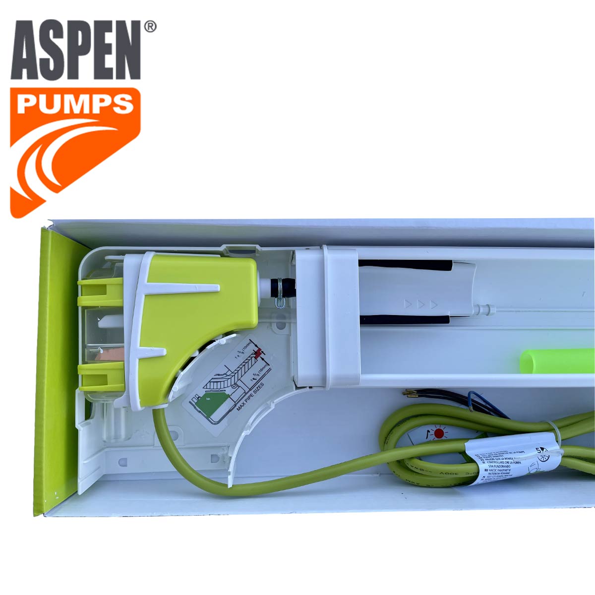 Kondensatpumpe Aspen Mini Lime Silent+ FP3312 - Cremeweiß