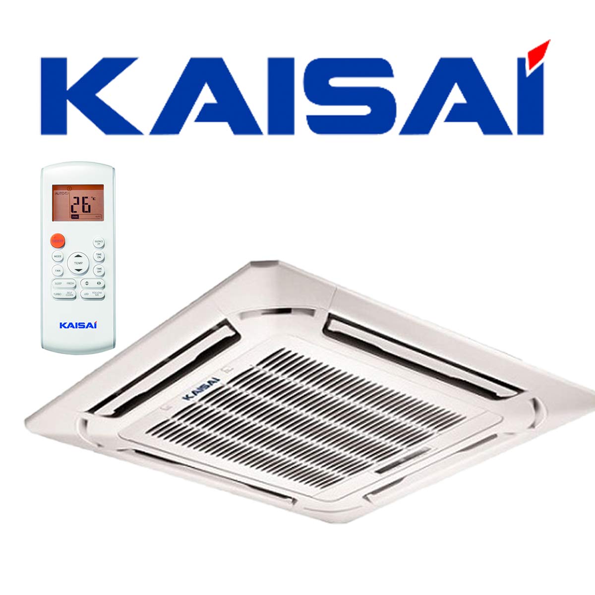 KAISAI Super Slim Deckenkassette Klimaanlage KCD-36HRB32 10,6 kW R32 A++/A+ 