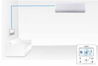 AERMEC Fernbedienung für Klimaanlage WRCA Aermec_Kabelfernbedienung_Wrca2