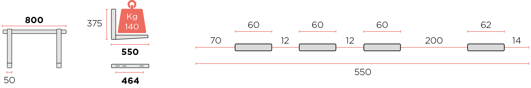 Wandkonsole-Rodigas-MS257_Ladekapazit-t-Bohrschema